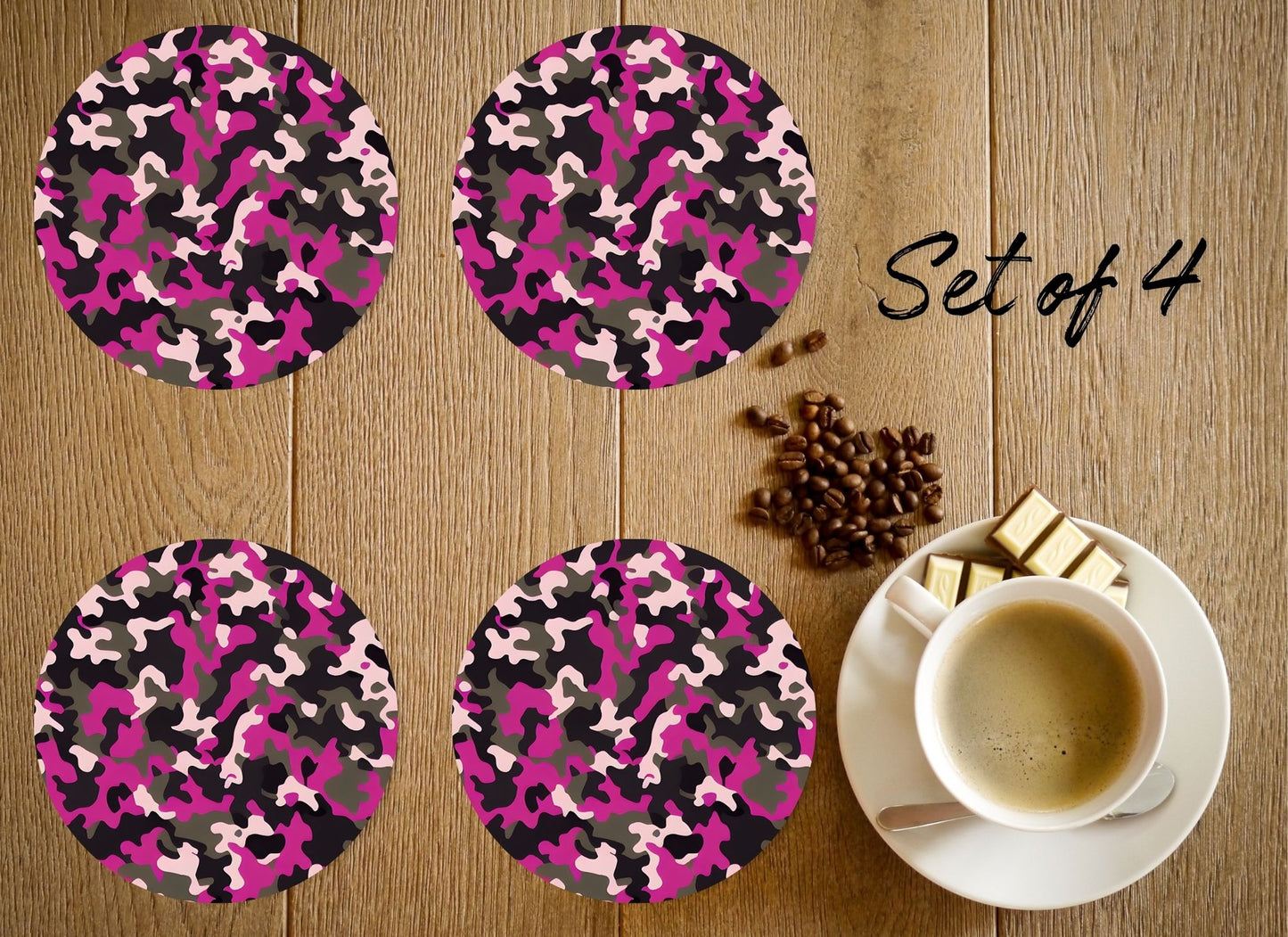 Drink Coaster- Army Print