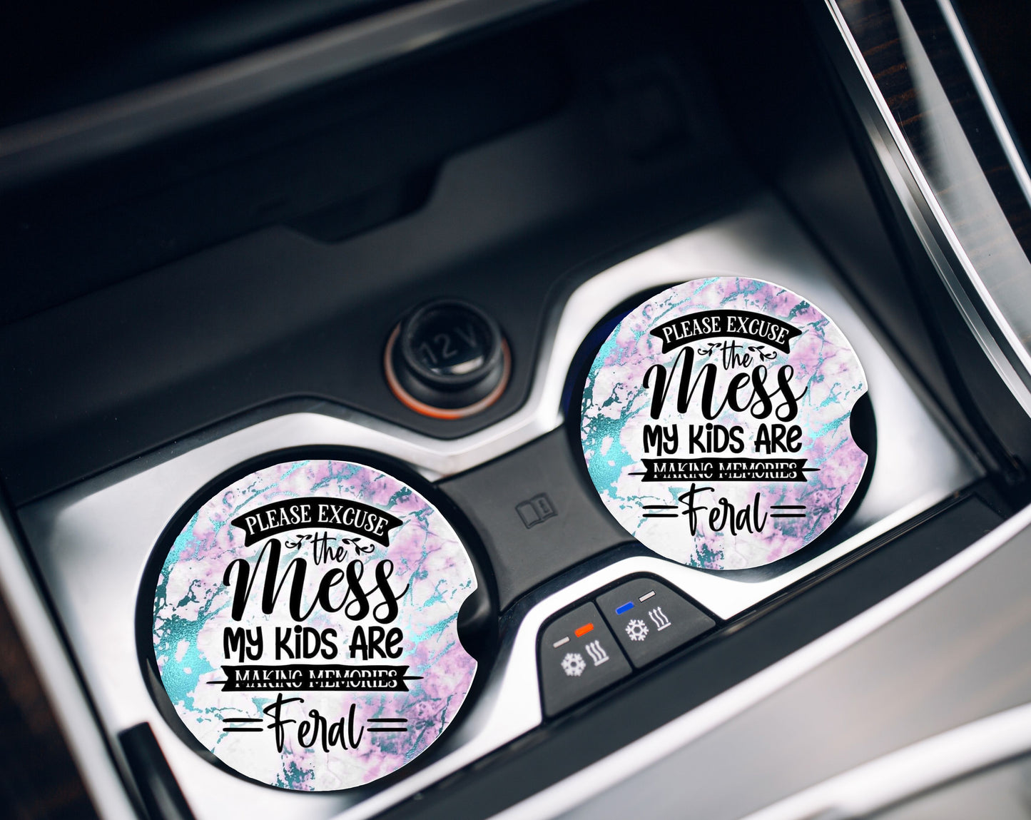 Car Coasters- Make A Statement Multi