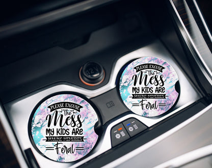 Car Coasters- Make A Statement Multi