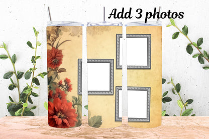 20oz Photo Tumbler Antique Rose 3