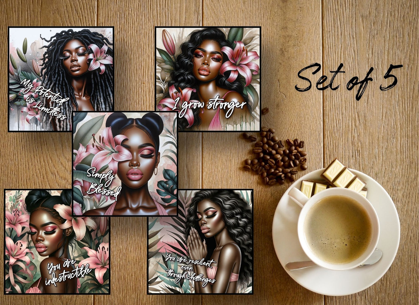 Drink Coasters- Woman Affirmations