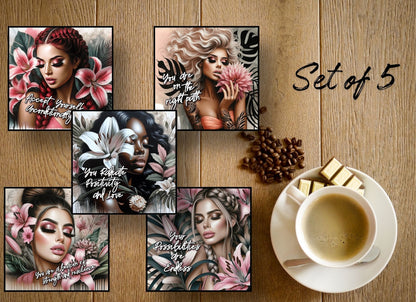 Drink Coasters- Woman Affirmations