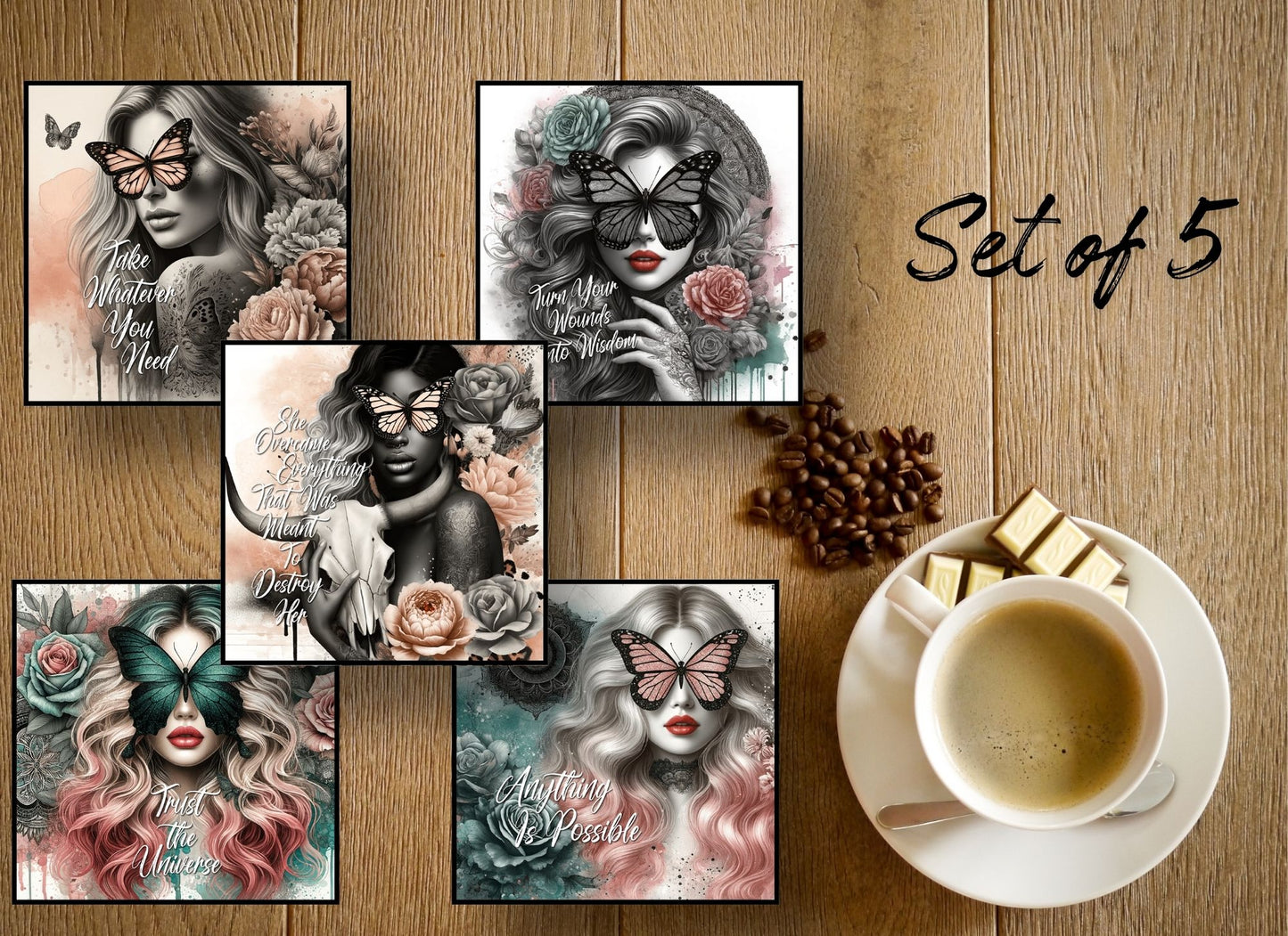 Drink Coasters- Woman Affirmations