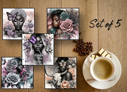 Drink Coasters- Woman Affirmations