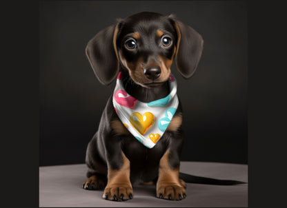 Dog Bandana-Total Eclipse Of The Heart  Multi