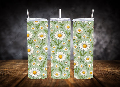 20oz Tumbler  Daisies
