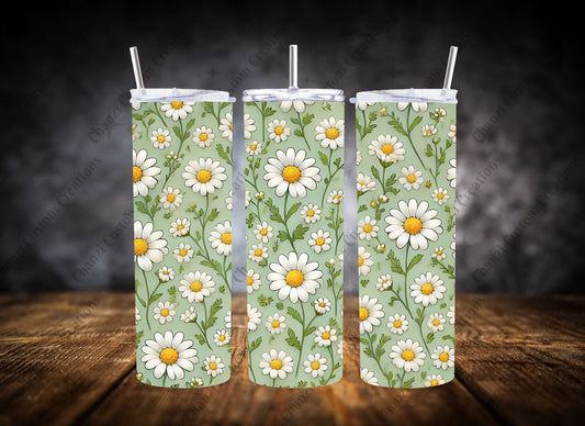 20oz Tumbler  Daisies