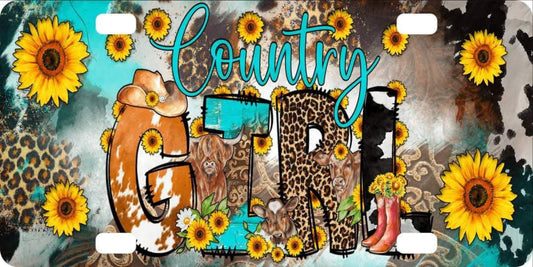 License Plate  Country Girl