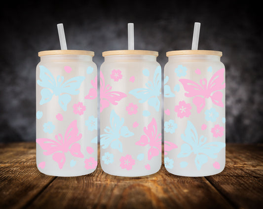 Glass Can-Butterflies