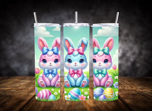 20oz Tumbler  Bunnies & Bows