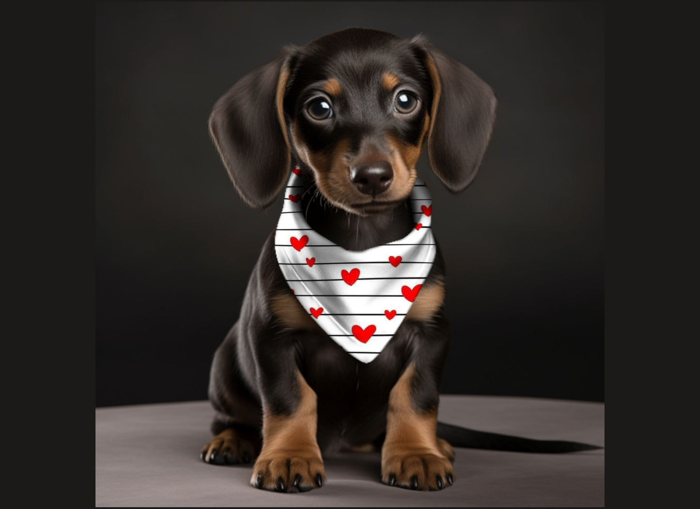 Dog Bandana-Total Eclipse Of The Heart  Multi