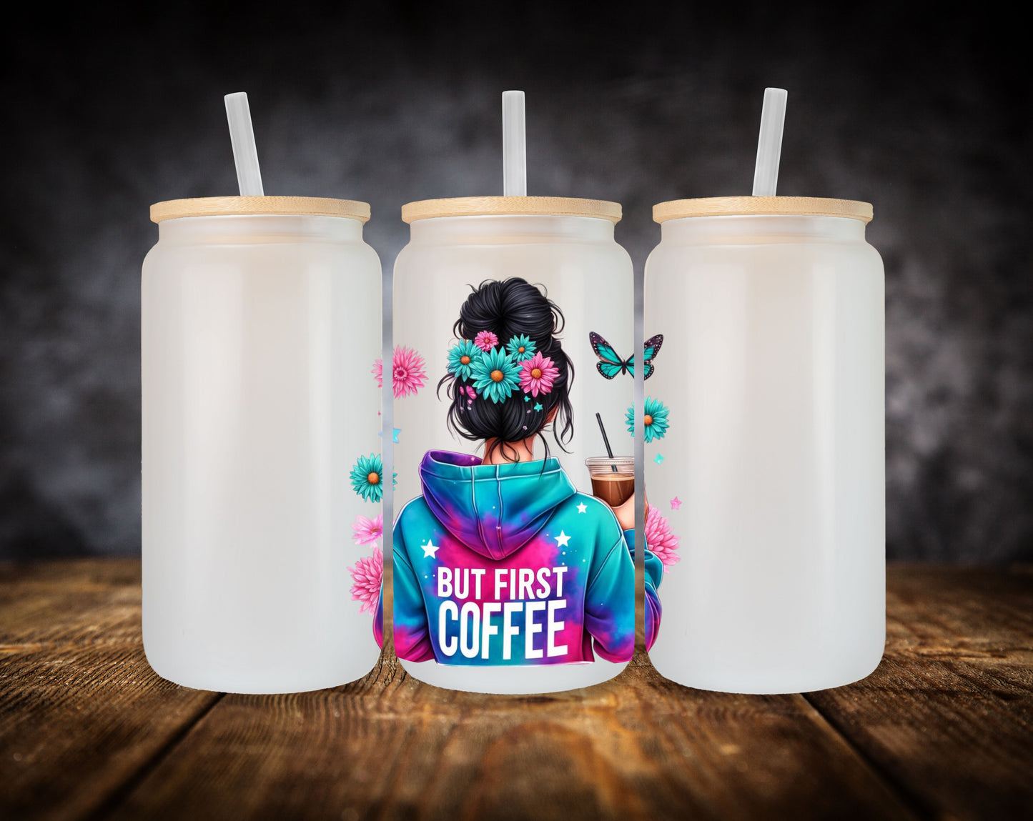 Glass Can-But First Coffee Hoodie