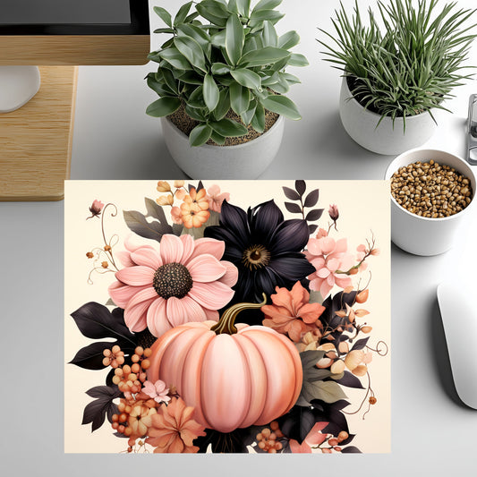 Mouse Pad- Pink Pumpkins