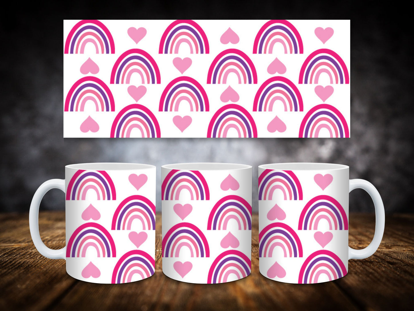 Coffee Mugs-Rainbows