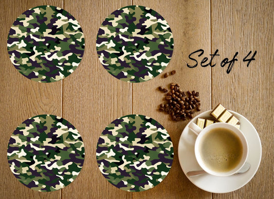Drink Coaster- Army Print