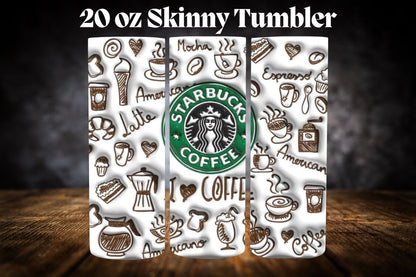 20oz Tumbler- Coffee House Collection