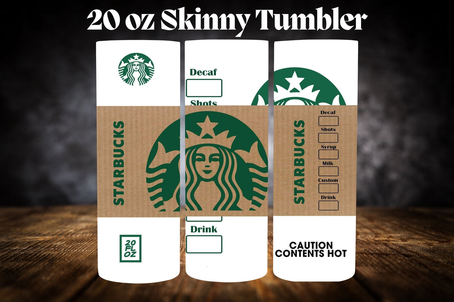 20oz Tumbler- Coffee House Collection