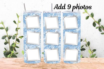 20oz Photo Tumbler Sparkle Glitter 9