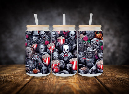 Glass Can Creepy Clown and Friends