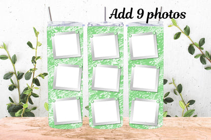 20oz Photo Tumbler Sparkle Glitter 9