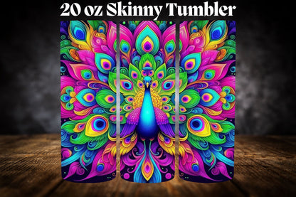 20oz Tumbler- Peacock Collection