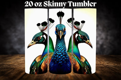20oz Tumbler- Peacock Collection
