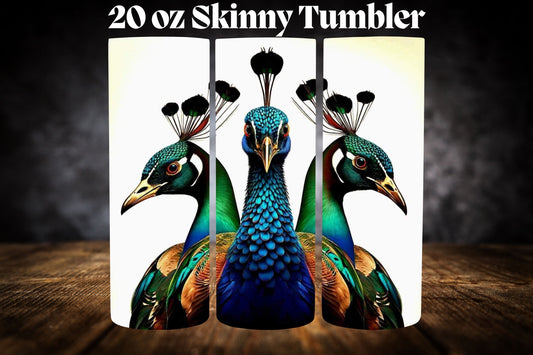 20oz Tumbler- Peacock Collection