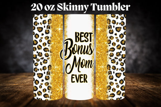 20oz Tumbler-Best Bonus Mom Ever